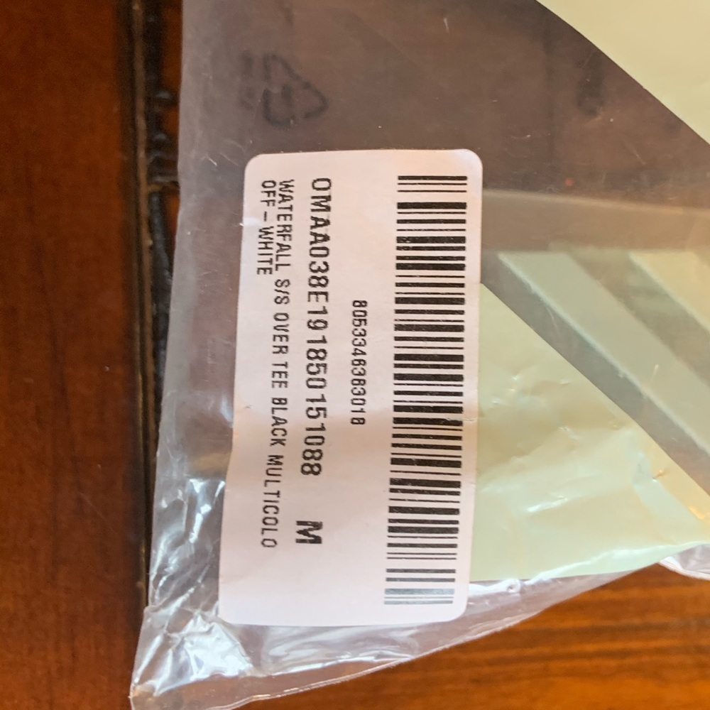 Off white waterfall diag tee